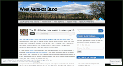 Desktop Screenshot of kosherwinemusings.com